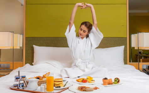 Breakfast in Bed (In-room Dining Menu at Holiday Inn Bangkok Silom)